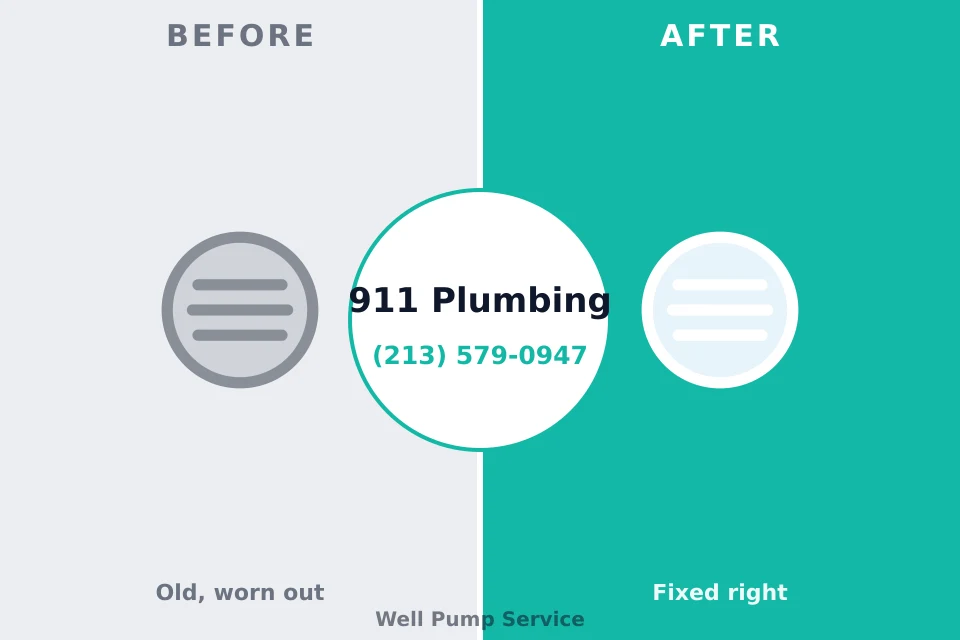Before and after: plumbing repair Hildebran, NC